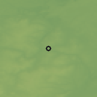Shaded relief of the 48 km around Hrodna, drawn from the GMTED2010 grid