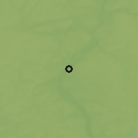 Shaded relief of the 48 km around Kopys', drawn from the GMTED2010 grid