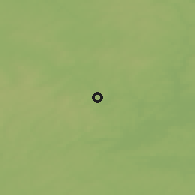 Shaded relief of the 48 km around Lahojsk, drawn from the GMTED2010 grid