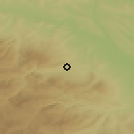 Shaded relief of the 53 km around Arnedo, drawn from the GMTED2010 grid