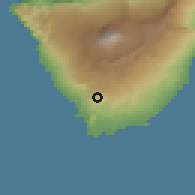 Shaded relief of the 57 km around Arona, drawn from the GMTED2010 grid