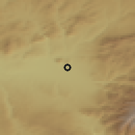 Shaded relief of the 54 km around Atarfe, drawn from the GMTED2010 grid