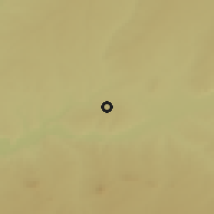 Shaded relief of the 53 km around Bargas, drawn from the GMTED2010 grid