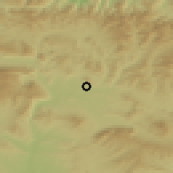 Shaded relief of the 52 km around Berriozar, drawn from the GMTED2010 grid