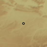 Shaded relief of the 52 km around Briviesca, drawn from the GMTED2010 grid