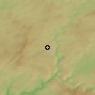 Shaded relief of the 52 km around Chantada, drawn from the GMTED2010 grid