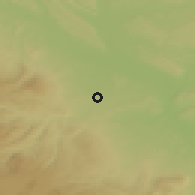 Shaded relief of the 53 km around Corella, drawn from the GMTED2010 grid