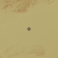 Shaded relief of the 54 km around Daimiel, drawn from the GMTED2010 grid