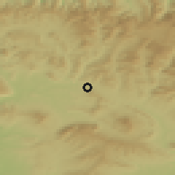 Shaded relief of the 52 km around Egüés, drawn from the GMTED2010 grid