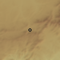 Shaded relief of the 53 km around El Espinar, drawn from the GMTED2010 grid