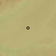 Shaded relief of the 53 km around Fuensalida, drawn from the GMTED2010 grid