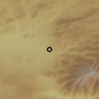 Shaded relief of the 54 km around Granada, drawn from the GMTED2010 grid