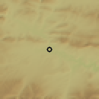 Shaded relief of the 52 km around Haro, drawn from the GMTED2010 grid