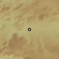 Shaded relief of the 54 km around Huétor Tájar, drawn from the GMTED2010 grid