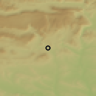 Shaded relief of the 52 km around Lizarra, drawn from the GMTED2010 grid