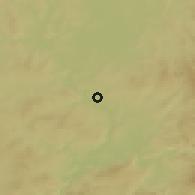Shaded relief of the 52 km around Lugo, drawn from the GMTED2010 grid