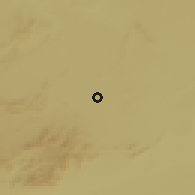 Shaded relief of the 53 km around Madridejos, drawn from the GMTED2010 grid