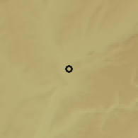 Shaded relief of the 53 km around Mejorada del Campo, drawn from the GMTED2010 grid