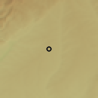 Shaded relief of the 53 km around Navalcarnero, drawn from the GMTED2010 grid