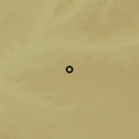 Shaded relief of the 53 km around Ocaña, drawn from the GMTED2010 grid
