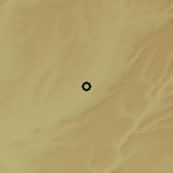Shaded relief of the 53 km around Alovera, drawn from the GMTED2010 grid