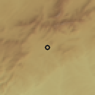 Shaded relief of the 53 km around Alpedrete, drawn from the GMTED2010 grid
