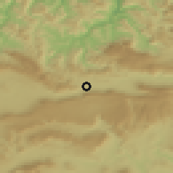 Shaded relief of the 52 km around Alsasua, drawn from the GMTED2010 grid