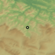 Shaded relief of the 52 km around Amurrio, drawn from the GMTED2010 grid