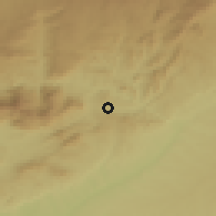 Shaded relief of the 53 km around San Martín de Valdeiglesias, drawn from the GMTED2010 grid