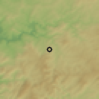 Shaded relief of the 52 km around Silleda, drawn from the GMTED2010 grid