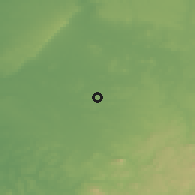 Shaded relief of the 54 km around Arahal, drawn from the GMTED2010 grid