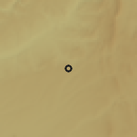 Shaded relief of the 53 km around Tarancón, drawn from the GMTED2010 grid