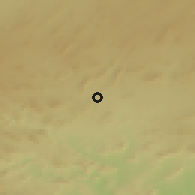 Shaded relief of the 54 km around Tobarra, drawn from the GMTED2010 grid