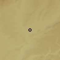 Shaded relief of the 53 km around Torrejón de Ardoz, drawn from the GMTED2010 grid
