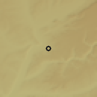 Shaded relief of the 53 km around Arganda del Rey, drawn from the GMTED2010 grid