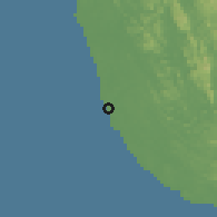 Shaded relief of the 60 km around Ambalamgod̨a, drawn from the GMTED2010 grid