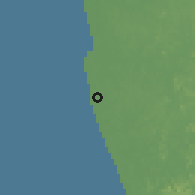 Shaded relief of the 60 km around Dehiwala-Mount Lavinia, drawn from the GMTED2010 grid