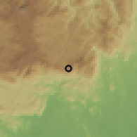 Shaded relief of the 60 km around Haputale, drawn from the GMTED2010 grid