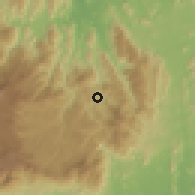 Shaded relief of the 60 km around Badulla, drawn from the GMTED2010 grid