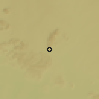 Shaded relief of the 60 km around Kāduqlī, drawn from the GMTED2010 grid