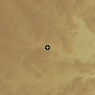 Shaded relief of the 57 km around Bhunya, drawn from the GMTED2010 grid