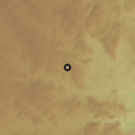 Shaded relief of the 57 km around Mankayane, drawn from the GMTED2010 grid