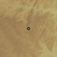 Shaded relief of the 57 km around Ngwenya, drawn from the GMTED2010 grid