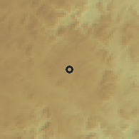 Shaded relief of the 57 km around Nhlangano, drawn from the GMTED2010 grid