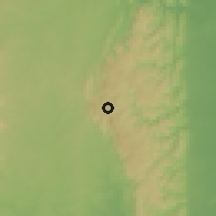Shaded relief of the 57 km around Siteki, drawn from the GMTED2010 grid