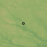 Shaded relief of the 43 km around Bjurholm, drawn from the GMTED2010 grid