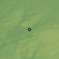 Shaded relief of the 46 km around Alingsås, drawn from the GMTED2010 grid