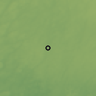 Shaded relief of the 47 km around Älmhult, drawn from the GMTED2010 grid