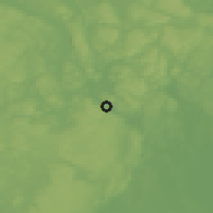 Shaded relief of the 46 km around Dals Långed, drawn from the GMTED2010 grid
