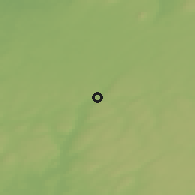 Shaded relief of the 46 km around Dalum, drawn from the GMTED2010 grid